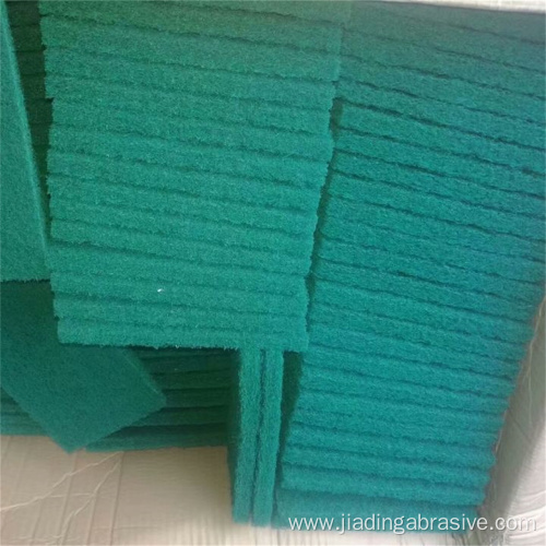 9x6 green abrasive scouring pad roll hand pad